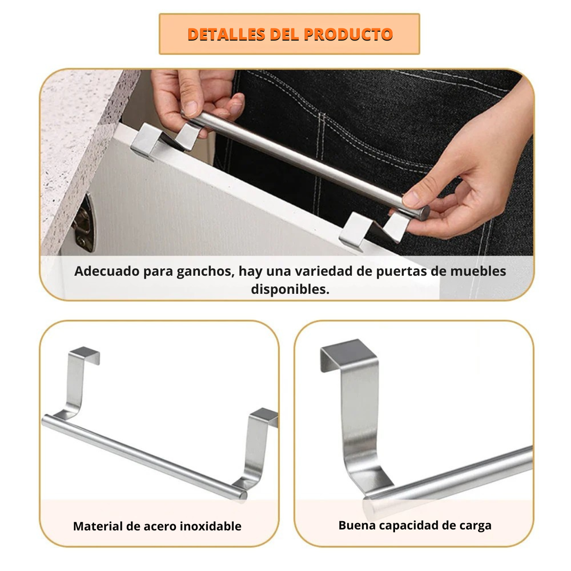 SpaceSaver - Toallero para Puerta