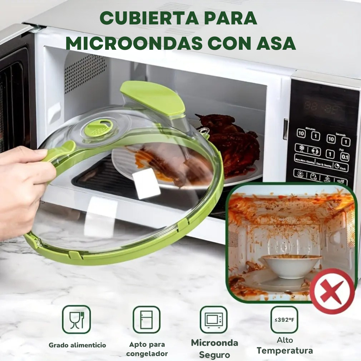 Cubierta para Microondas SteamSafe Cooker