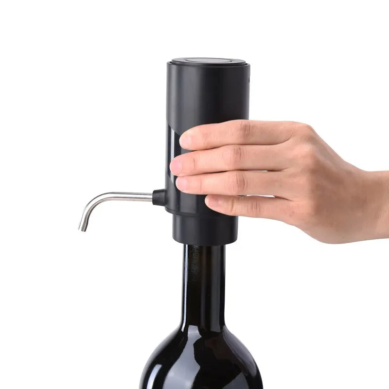 Decantador de Vino Eléctrico Recargable Inflador de Vino Eléctrico Automático con Un Solo Toque - Accesorios Inteligentes para Bar