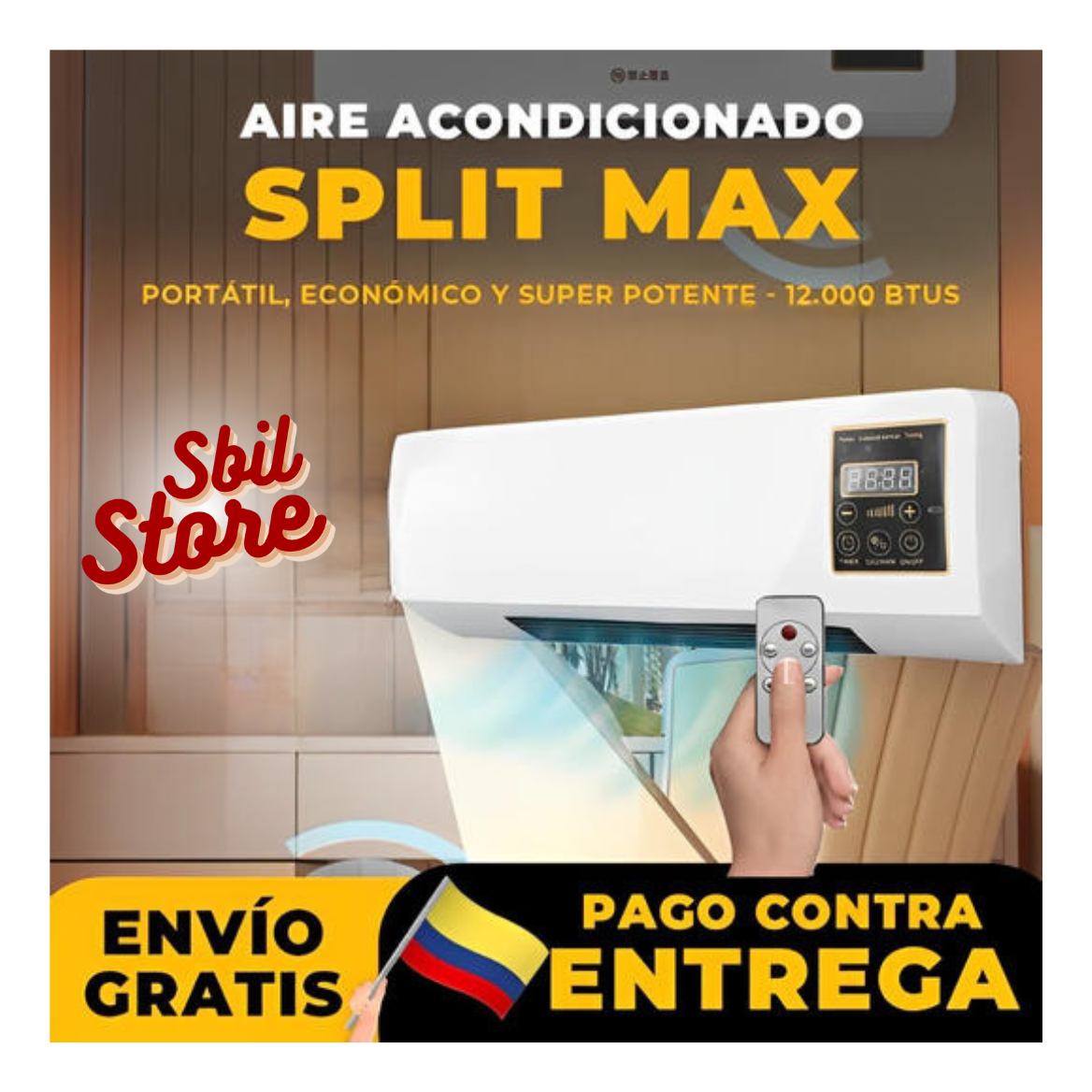 Aire Acondicionado Portátil - SPLITMAX™❄️ - AHORRA 30% EN LA 2ª UNIDADE!