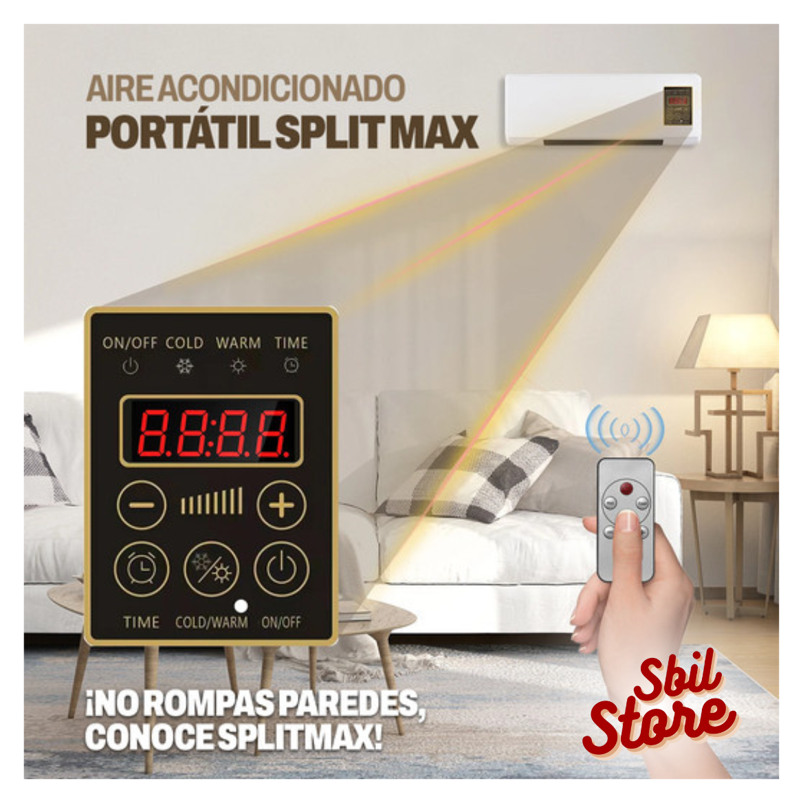 Aire Acondicionado Portátil - SPLITMAX™❄️ - AHORRA 30% EN LA 2ª UNIDADE!